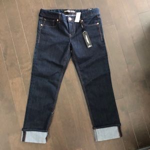 Express Cropped Skinny Low Rise Jeans